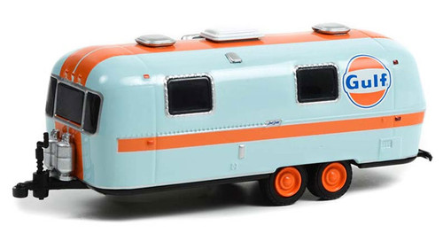 1971 Airstream Double-Axle Yacht Safari Custom - Gulf Edition - Hitched Homes Series 12 - 1:64 Model by Greenlight