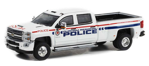 2018 Chevrolet Silverado 3500HD Dually - Durham Regional Police - Dually Drivers Series 9 - 1:64 Model Car by Greenlight
