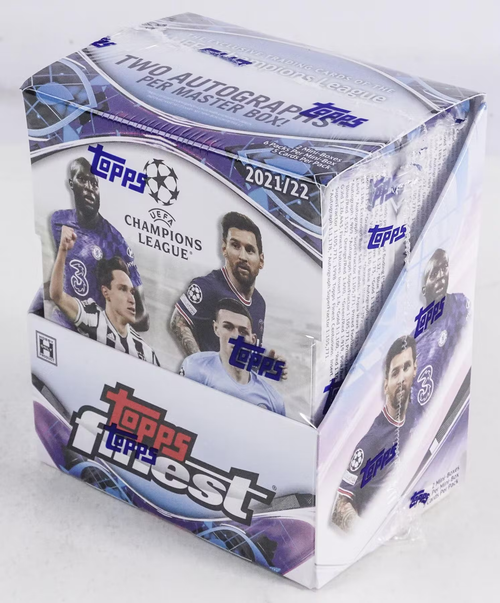 2021/22 Topps Finest UEFA Champions League Soccer Hobby Box