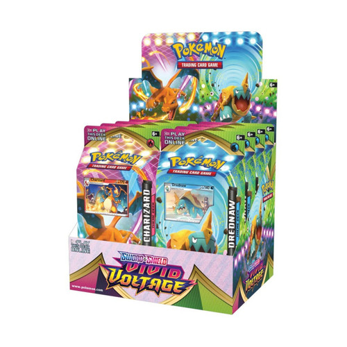 Pokemon Sword & Shield: Vivid Voltage Theme Deck 8ct Display Box