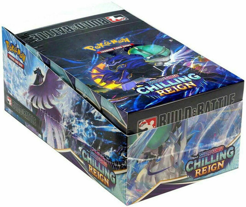 Pokemon Sword & Shield: Chilling Reign Build & Battle Box 10ct Display Box