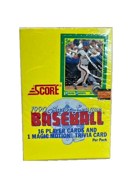 1990 Score Baseball Sealed Wax Box