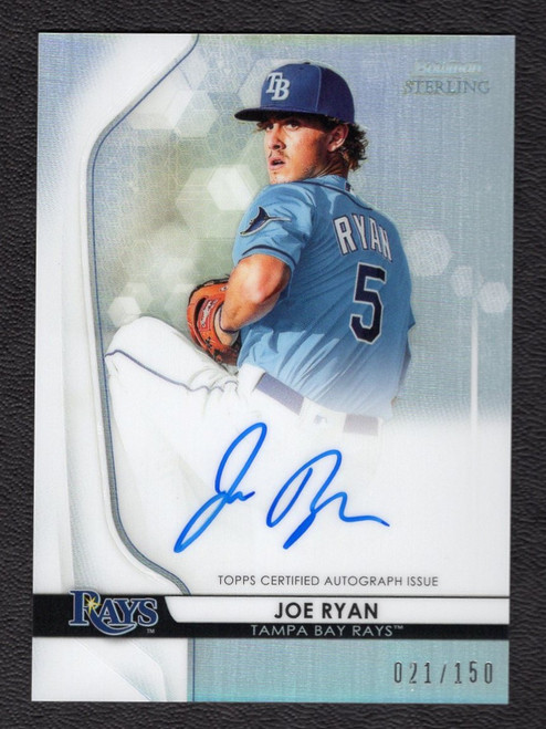 2021 Bowman Sterling #BSPA-JRY Joe Ryan Autograph 21/150