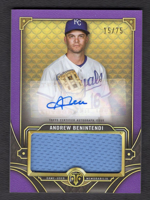 2022 Topps Triple Threads #ASJR-AB Andrew Benintendi Patch