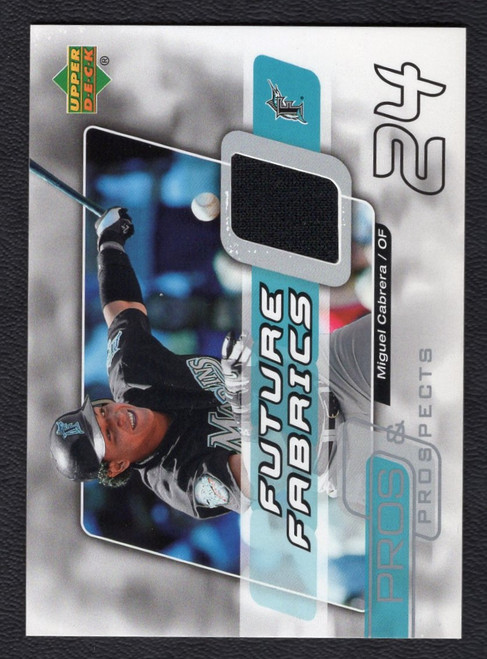 2005 Upper Deck Pros & Prospects #FF-MC Miguel Cabrera Relic