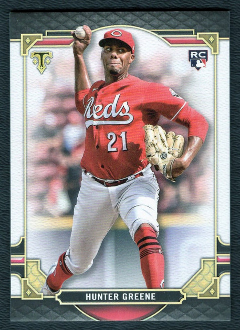 2022 Topps Triple Threads #13 Hunter Greene Rookie