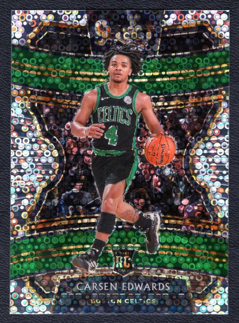 2019/20 Panini Select #18 Carsen Edwards Concourse Disco Prizm Rookie/RC