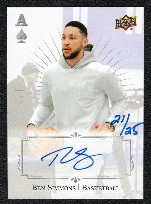 2020 Upper Deck Summer Promotion #PCA-BS Ben Simmons Autograph 21/25