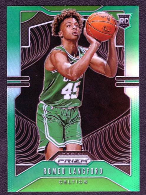 2019/20 Panini Prizm #260 Romeo Langford Rookie/RC Green Prizm