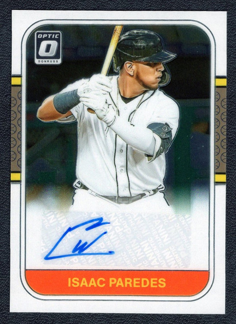 2021 Panini Donruss Optic #RS87-IP Isaac Paredes Autograph