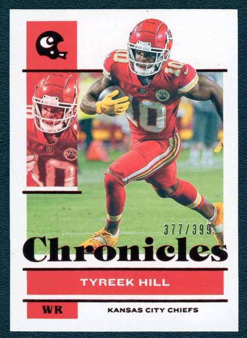 2021 Panini Chronicles #55 Tyreek Hill Red Foil 377/399