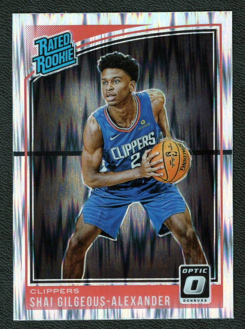 2018/19 Panini Donruss Optic #162 Shai Gilgeous-Alexander Rated Rookie Shock Prizm