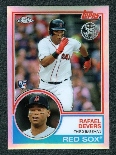 2018 Topps Chrome #83T-18 Rafael Devers Rookie/RC 1983 Topps Refractor Insert (#2)