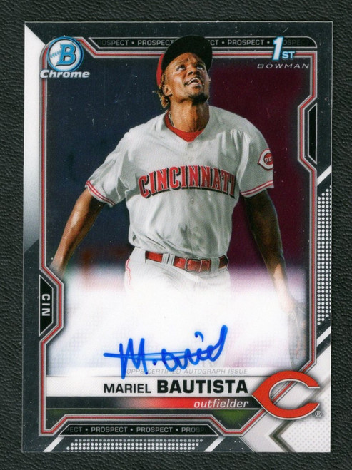 2021 Bowman Chrome #CPA-MB Mariel Bautista 1st Bowman Autograph