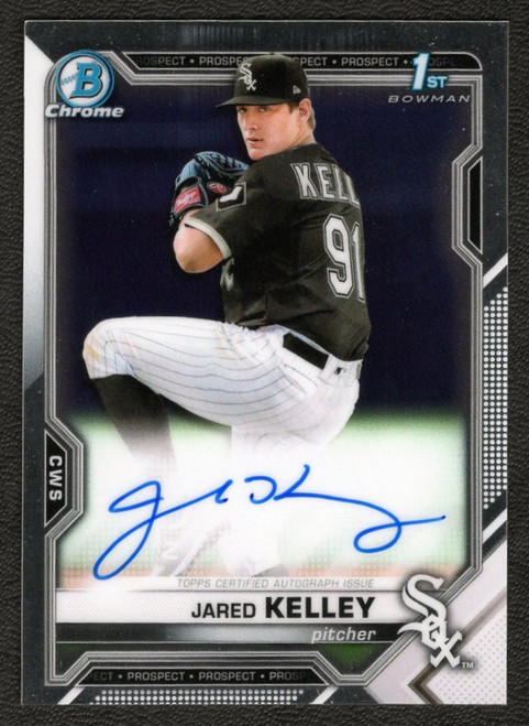 2021 Bowman Chrome #CPA-JK Jared Kelley 1st Bowman Autograph