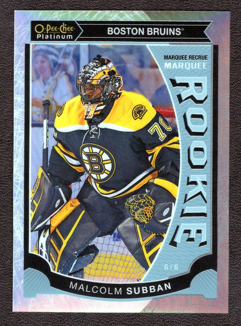 2015-16 Upper Deck OPC Platinum #M5 Malcolm Subban White Ice 177/199 Marquee Rookie