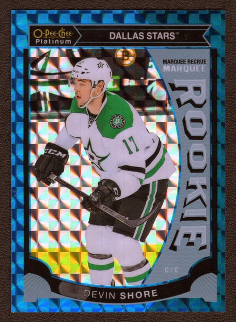 2015-16 Upper Deck OPC Platinum #M14 Devin Shore 63/75 Blue Cubes Marquee Rookie