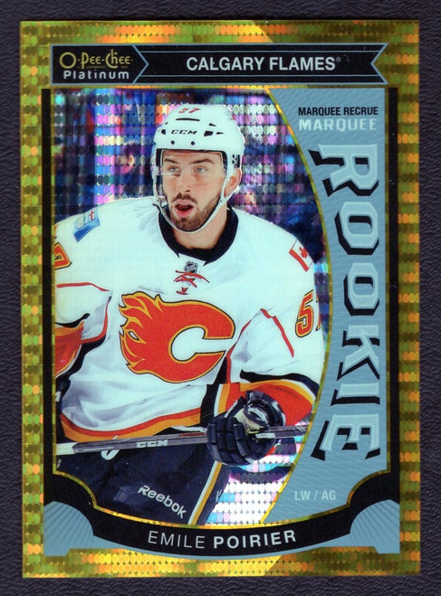 2015-16 Upper Deck OPC Platinum #M2 Emile Poirier 17/50 Seismic Gold Marquee Rookie