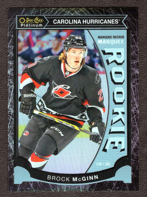 2015-16 Upper Deck OPC Platinum #M12 Brock McGinn 70/99 Black Ice Marquee Rookie