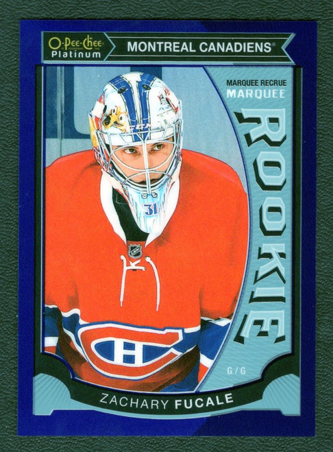 2015-16 Upper Deck OPC Platinum #M37 Zachary Fucale 03/25 Purple Marquee Rookie