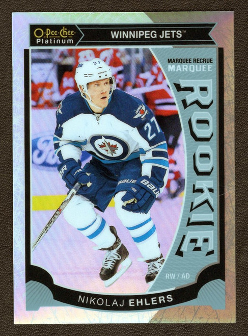 2015-16 Upper Deck OPC Platinum #M38 Nikolaj Ehlers 35/199 White Ice Marquee Rookie