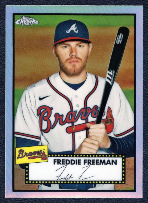 2021 Topps Chrome Platinum Anniversary #173 Freddie Freeman Refractor