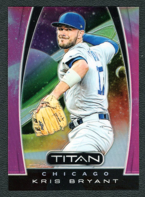 2019 Panini Chronicles #11 Kris Bryant Titan Pink Prizm 21/25 