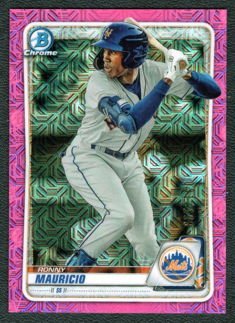 2020 Bowman Chrome #BCP-121 Grant Lavigne Purple Mojo Refractor