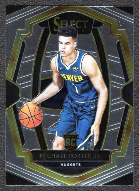 2018/19 Panini Select #134 Michael Porter Jr. Premier Level Rookie/RC