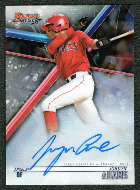 2018 Bowman's Best #B18-JAD Jordyn Adams Refractor Autograph