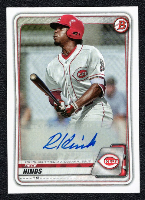 2020 Bowman #PA-RH Rece Hinds Autograph