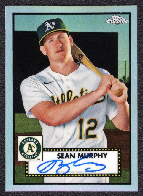 2021 Topps Chrome Platinum Anniversary #PA-SM Sean Murphy Refractor Autograph 180/199