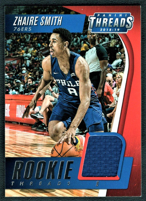 2018/19 Panini Threads #RT-ZS Zhaire Smith Rookie Threads Jersey Relic 