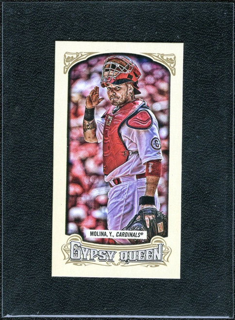 2014 Topps Gypsy Queen #62 Yadier Molina Mini Photo Variation