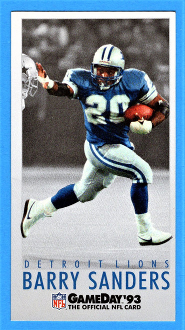 1993 Fleer GameDay #20 Barry Sanders