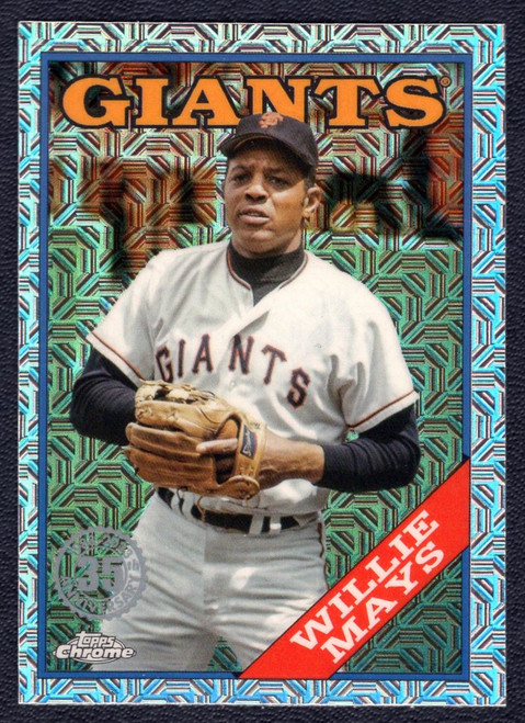 2023 Topps Series 1 #T88C-46 Willie Mays Silver Pack Refractor