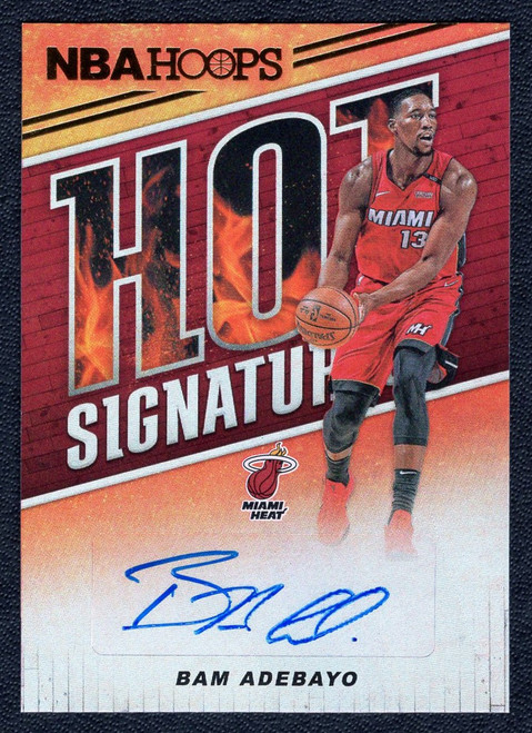 2018/19 Panini Hoops #HS-BAM Bam Adebayo Hot Signatures Autograph