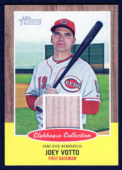 2014 Topps Series 2 #TR-JV Joey Votto Game-Used Jersey Trajectory Relic -  The Baseball Card King, Inc.