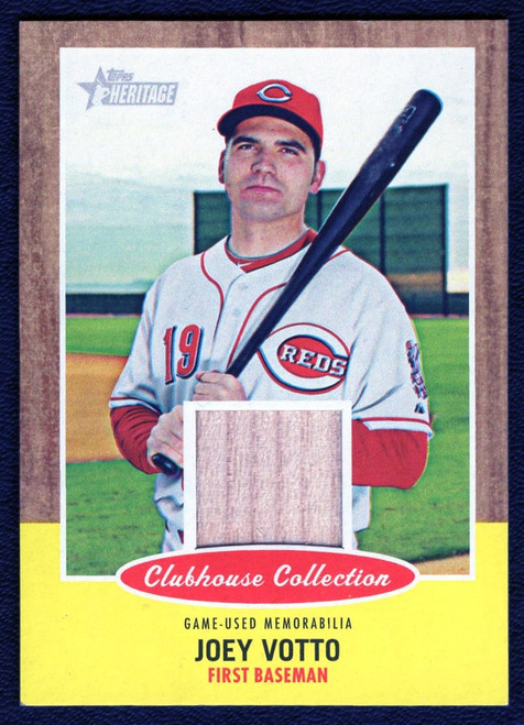 2022 Topps Series 1 #JNM-JV Joey Votto Jersey Number Medallion