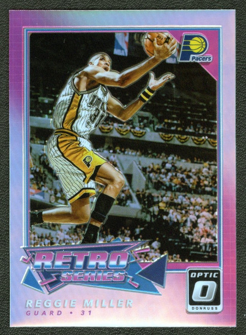 2017/18 Panini Donruss Optic #13  Reggie Miller Retro Series Prizm