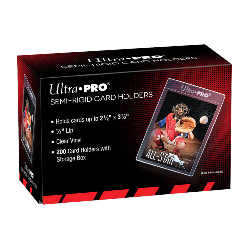 Ultra Pro Semi-Rigid Card Holders (Standard Cards / #2) 200ct Box