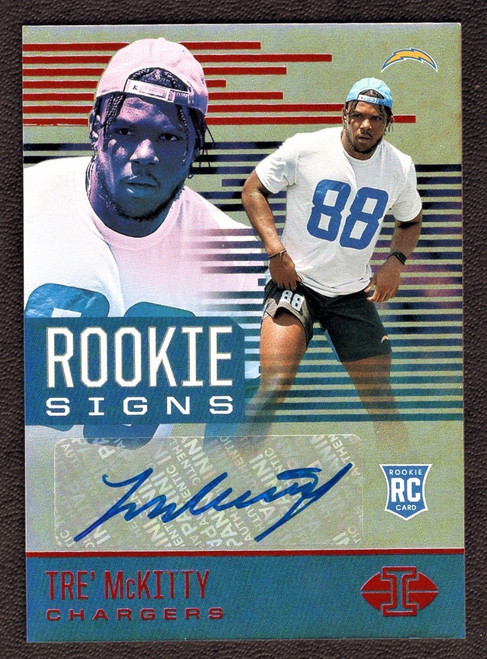 2021 Panini Illusions #RS-TRM Tre' McKitty Rookie Signs Autograph