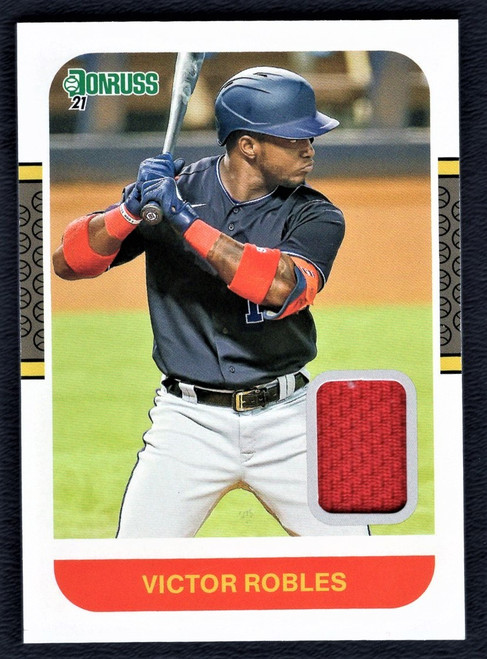 2021 Panini Donruss #87M-VR Victor Robles Jersey Relic