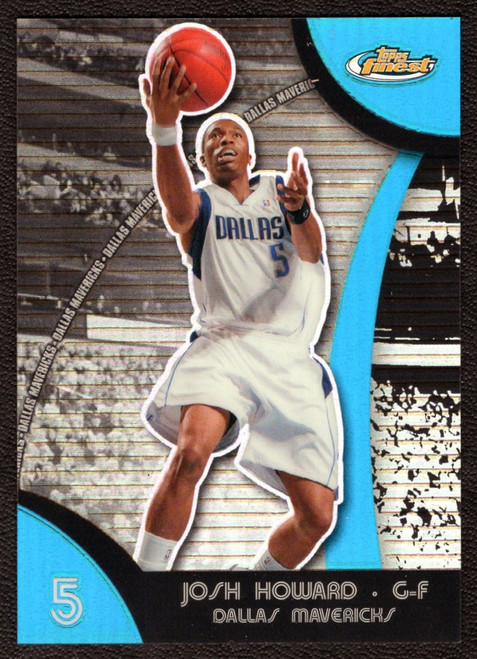 2007/08 Topps Finest #37 Josh Howard Blue Refractor 158/199