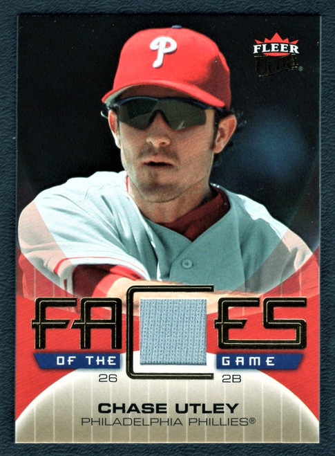2007 Fleer Ultra #GF-CU Chase Utley Faces Of The Game Jersey Relic