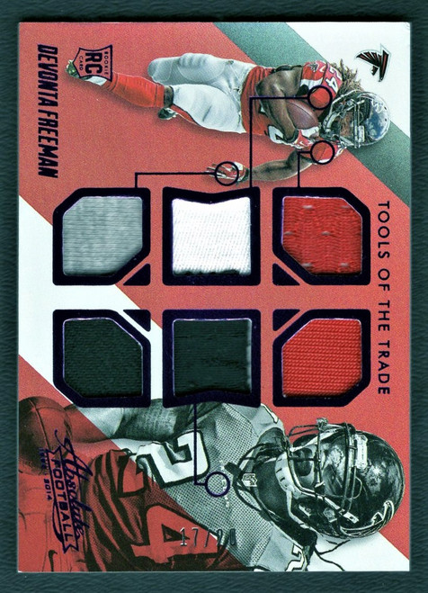 Devonta Freeman 2014 Topps Platinum Jersey Auto Rc