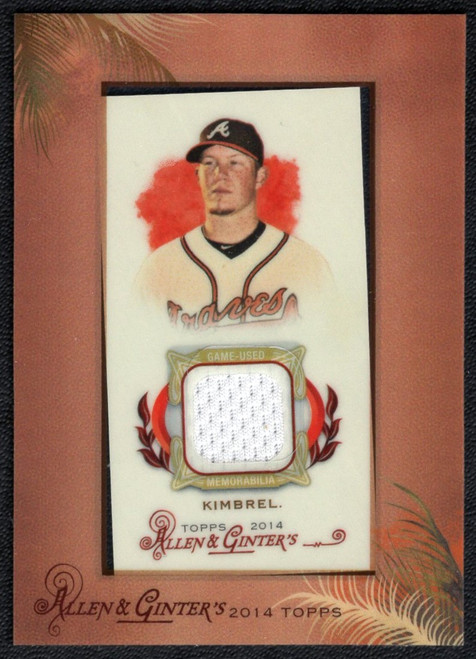 2014 Topps Allen & Ginter #RA-CKI Craig Kimbrel Game Used Jersey Relic 