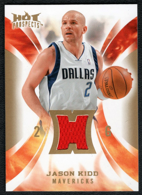 2008/09 Upper Deck Hot Prospects #HM-JK Jason Kidd Game Used Jersey Relic