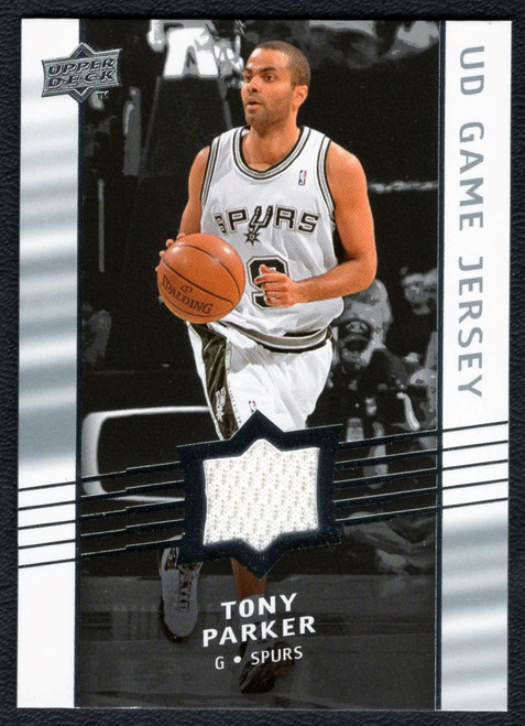 2008/09 Upper Deck #GA-PA Tony Parker Game Used Jersey Relic