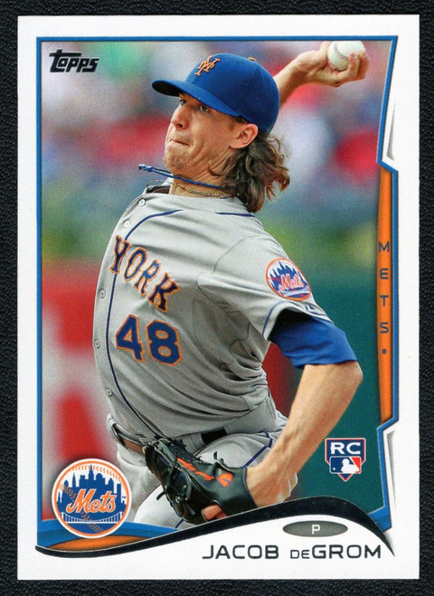 2016 Topps Chrome #144 Jacob DeGrom Black Refractor - The Baseball Card  King, Inc.